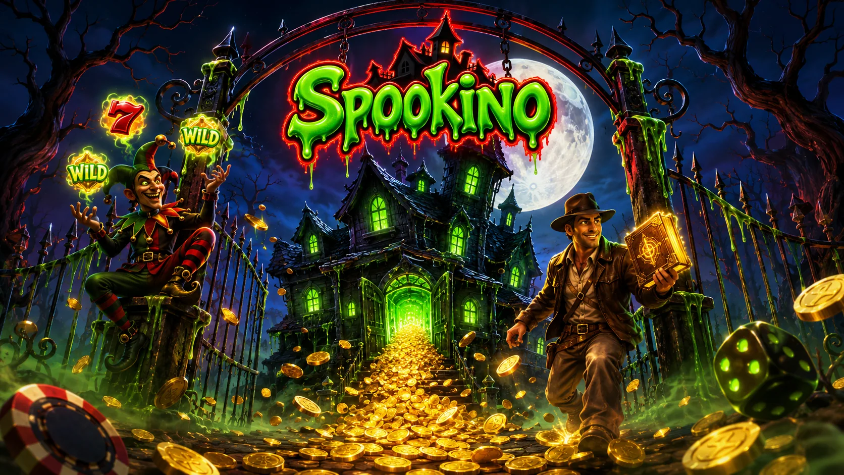 Spookino Casino – strašidelné sídlo plné automatů, duchů a zlatých mincí